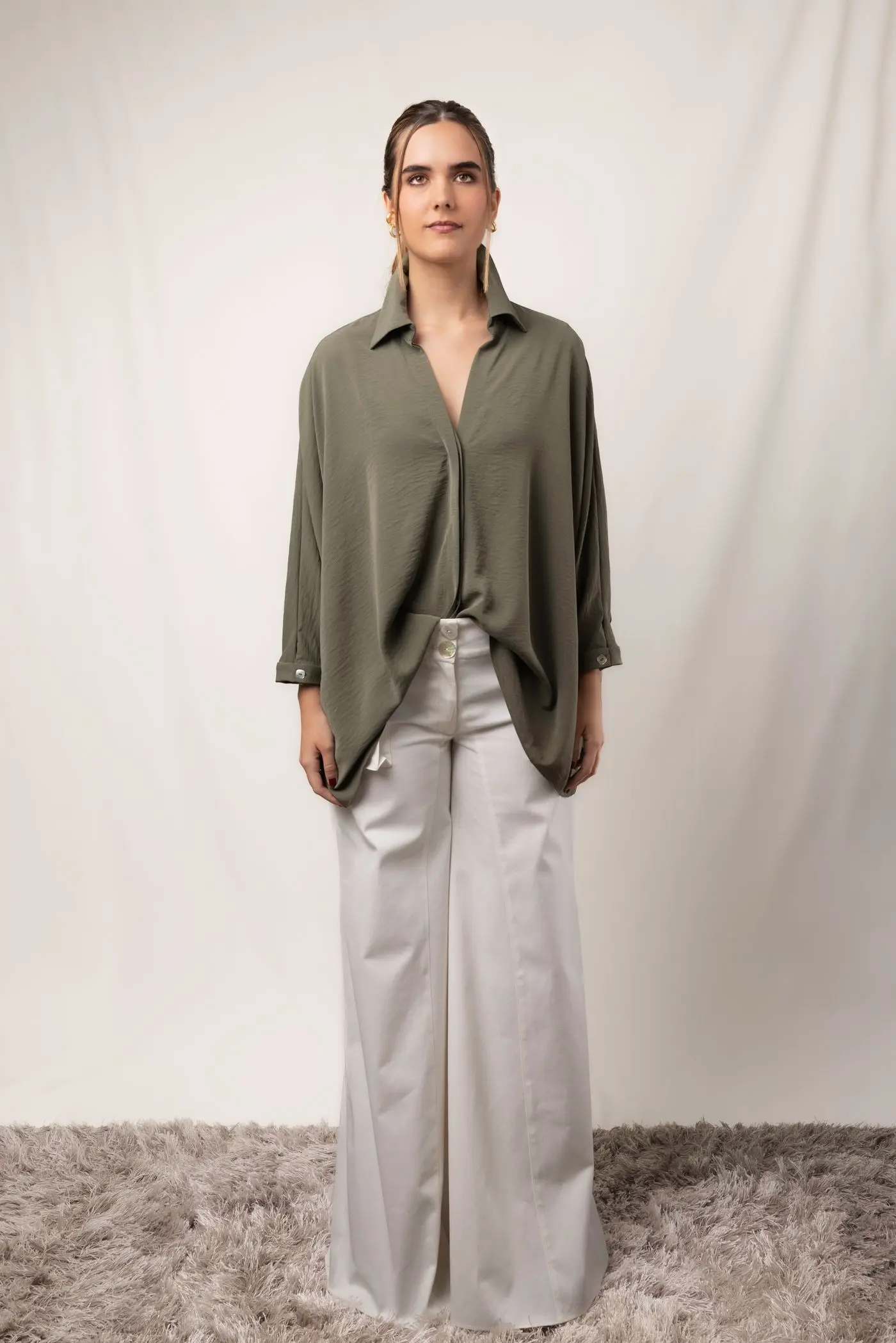 Maison Verre wide-leg trousers and blouse